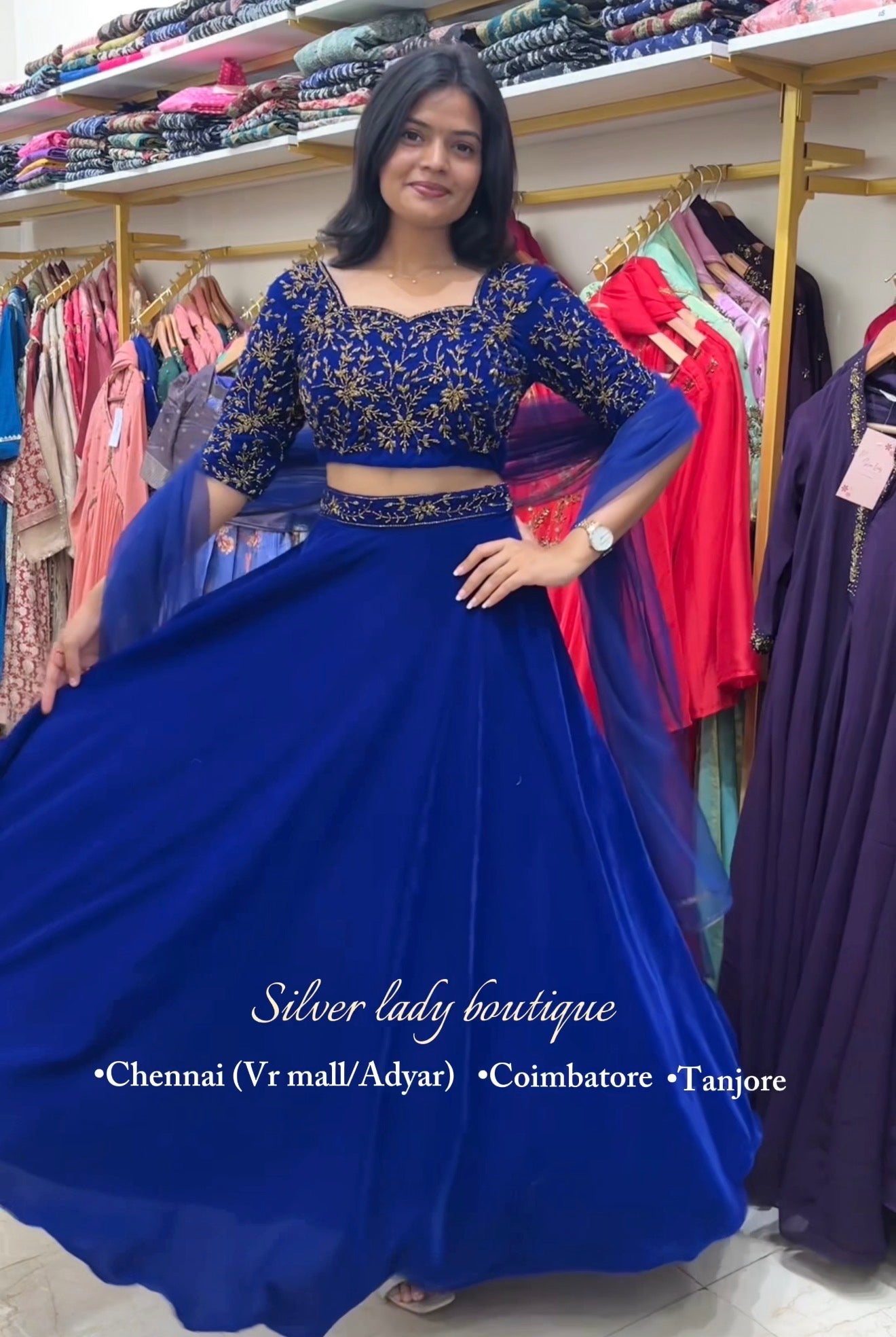 Velvet Lehenga SL2411