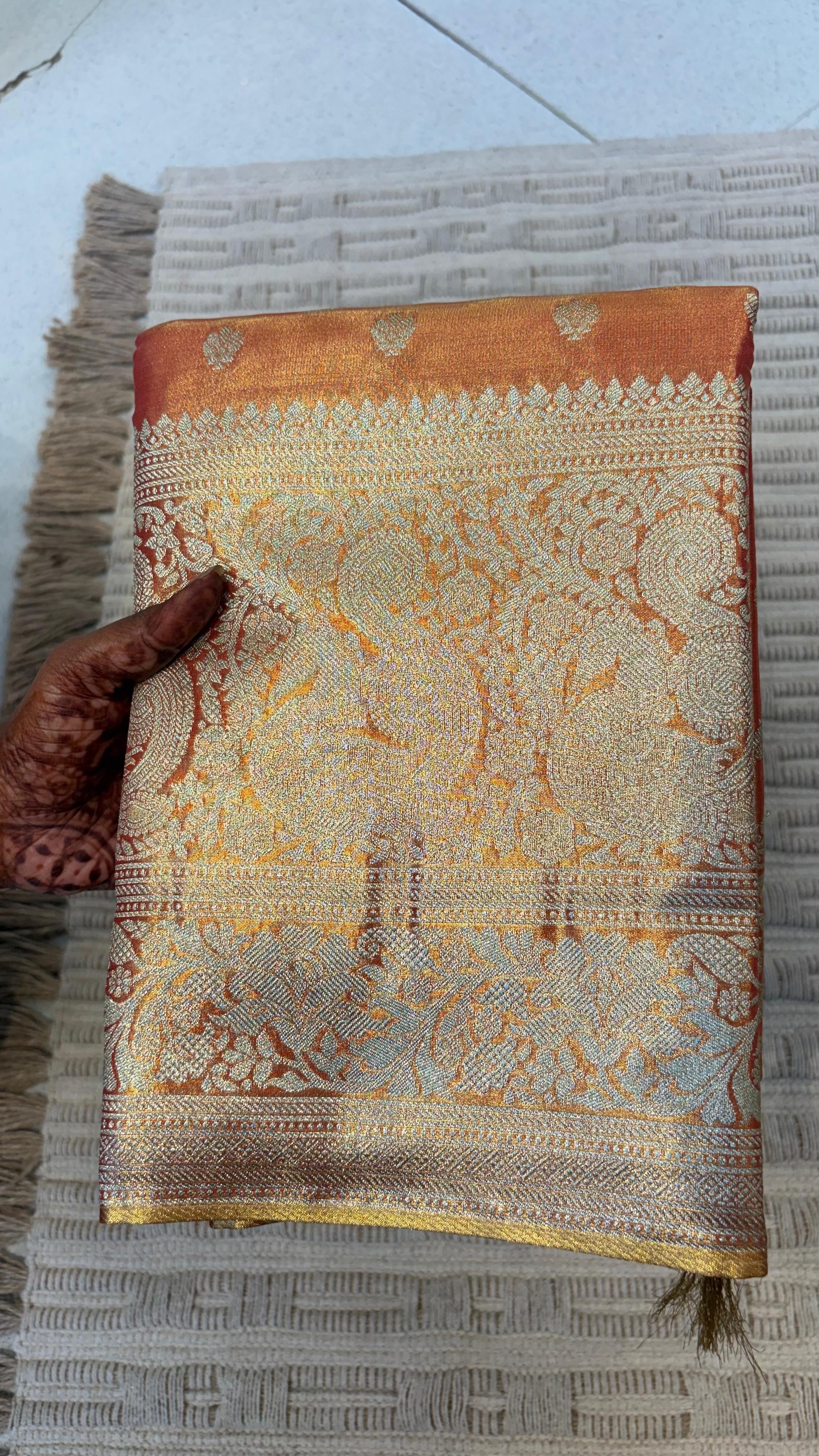 Luxe edition tissue sarees SLS103