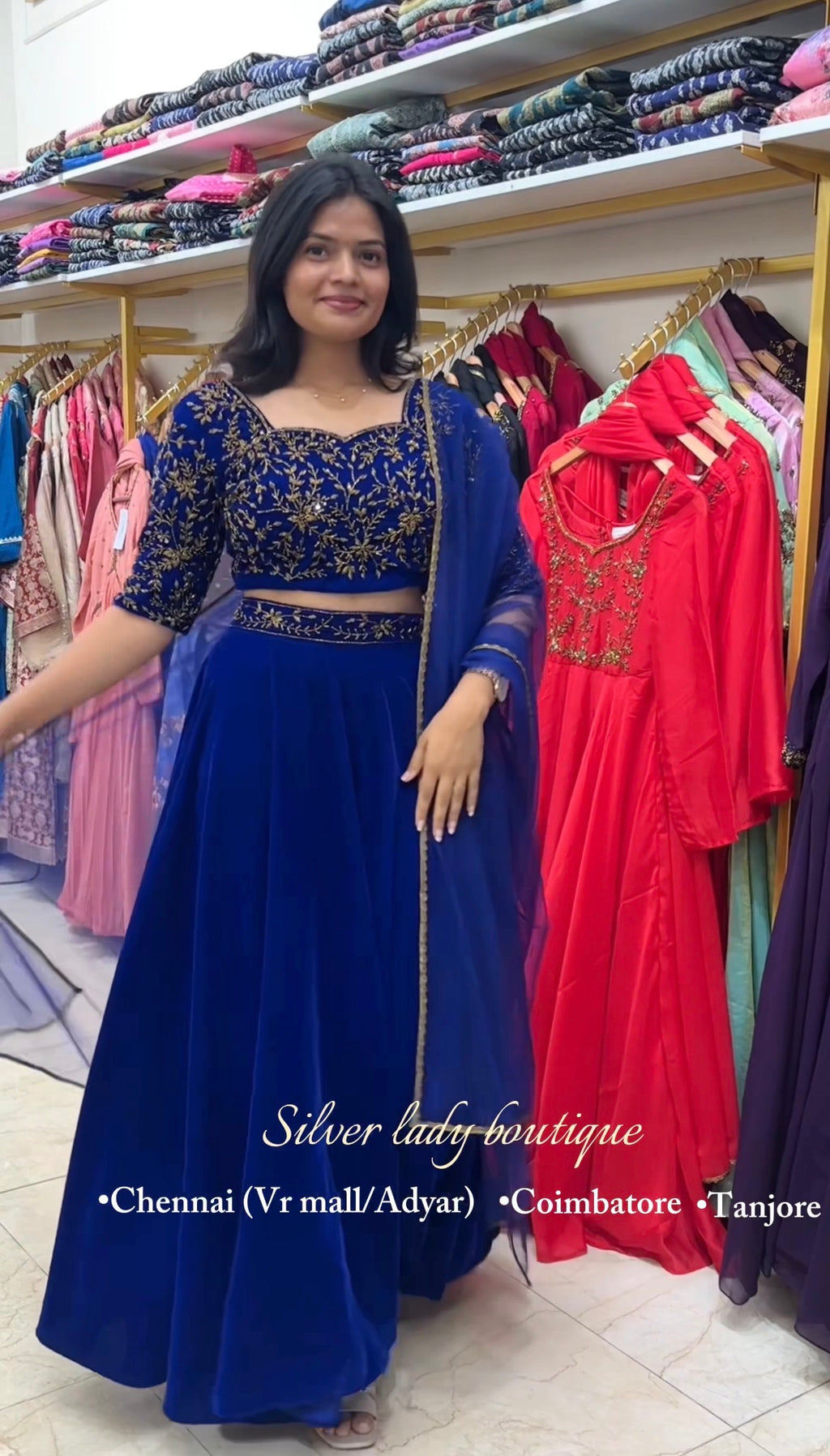 Velvet Lehenga SL2411