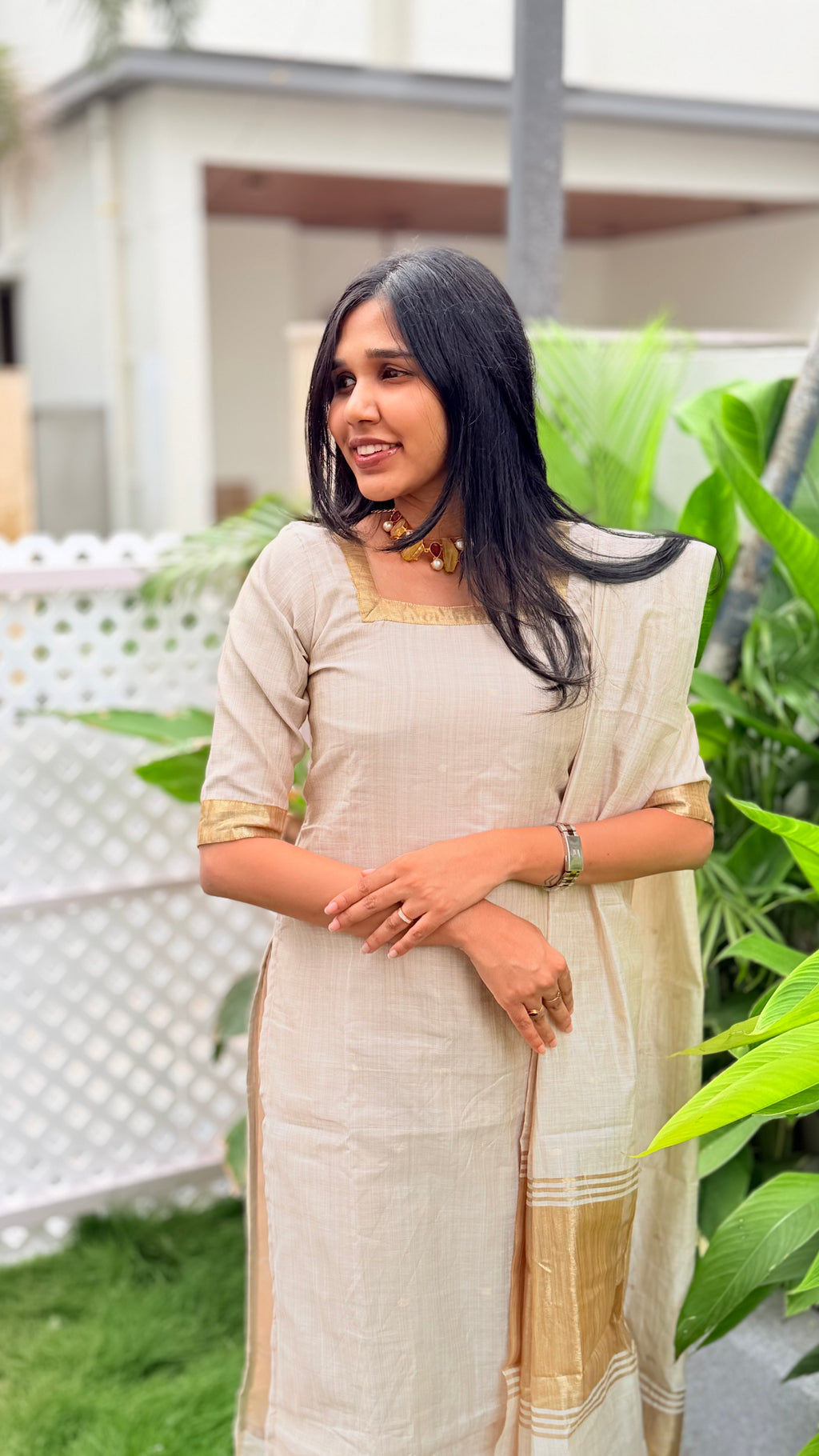 MALAR Onam special salwar suit set