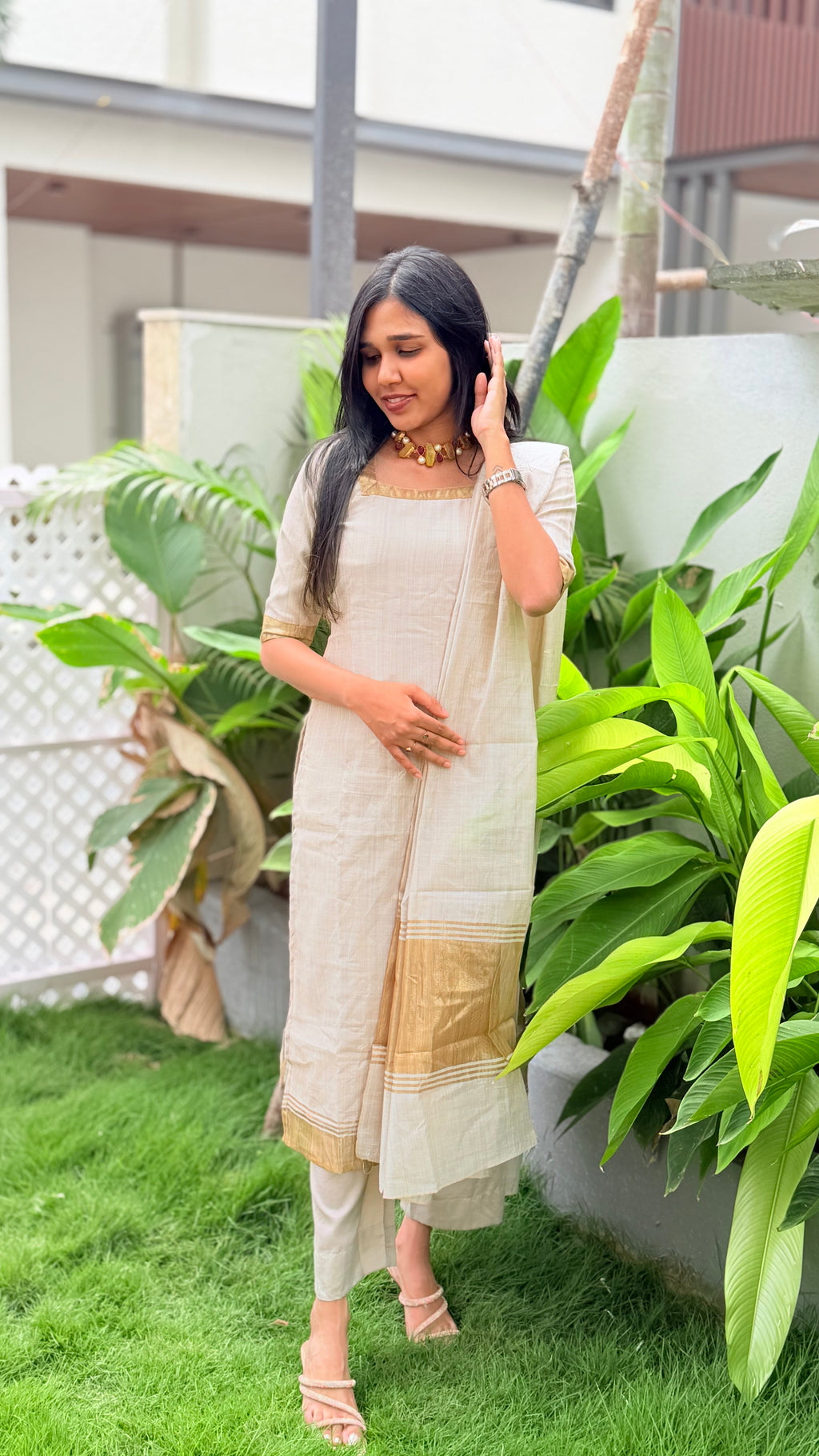MALAR Onam special salwar suit set