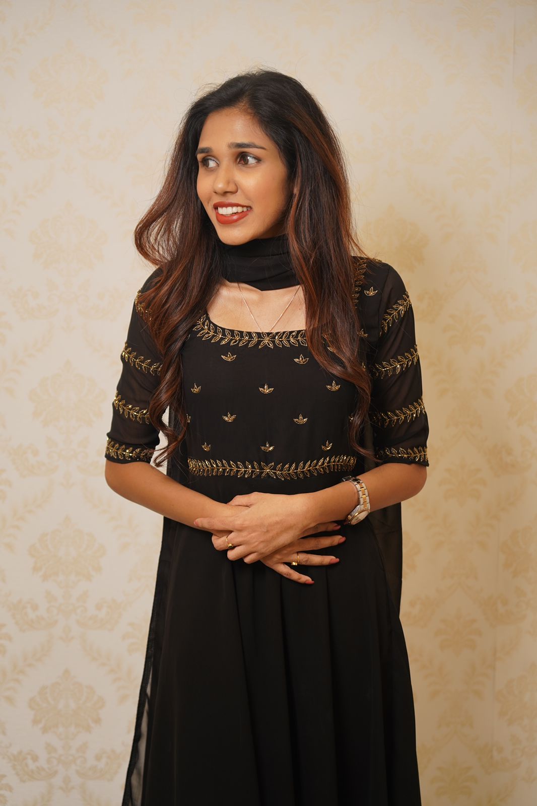 Ameya - GEORGETTE ANARKALI WITH DUPPATTA