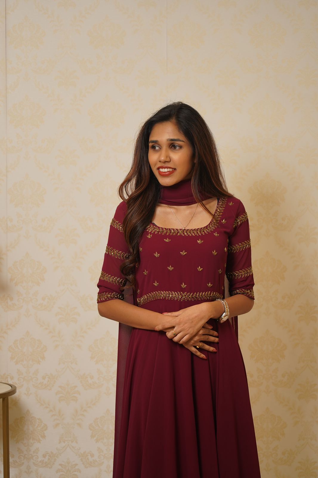 Ameya - GEORGETTE ANARKALI WITH DUPPATTA