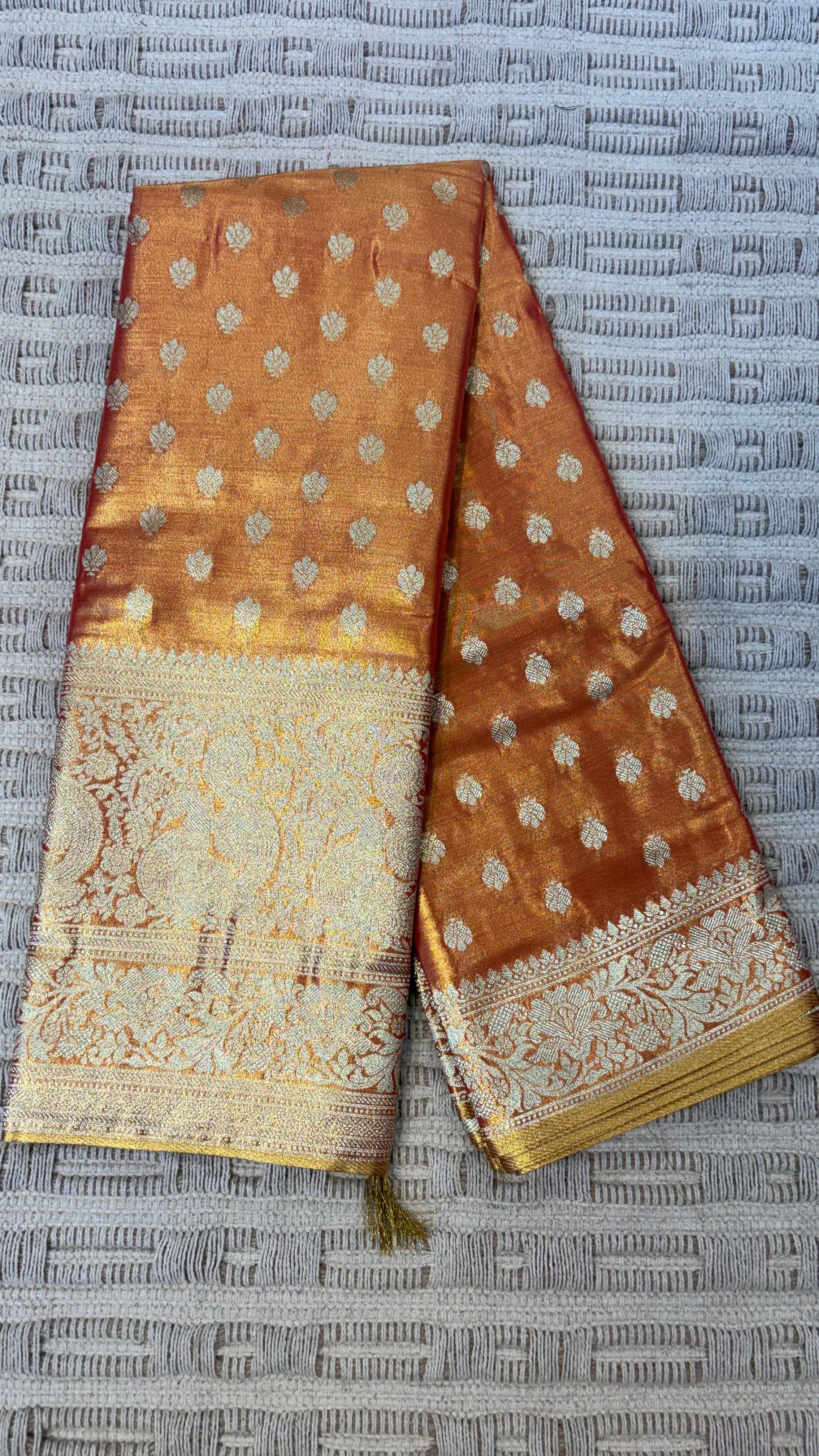 Luxe edition tissue sarees SLS103