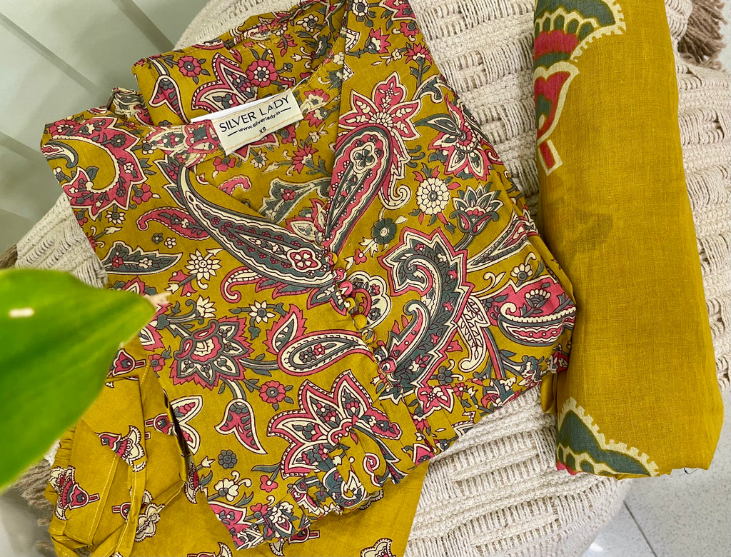 Cotton Aliya Cut Salwar Suit - SLSKD11