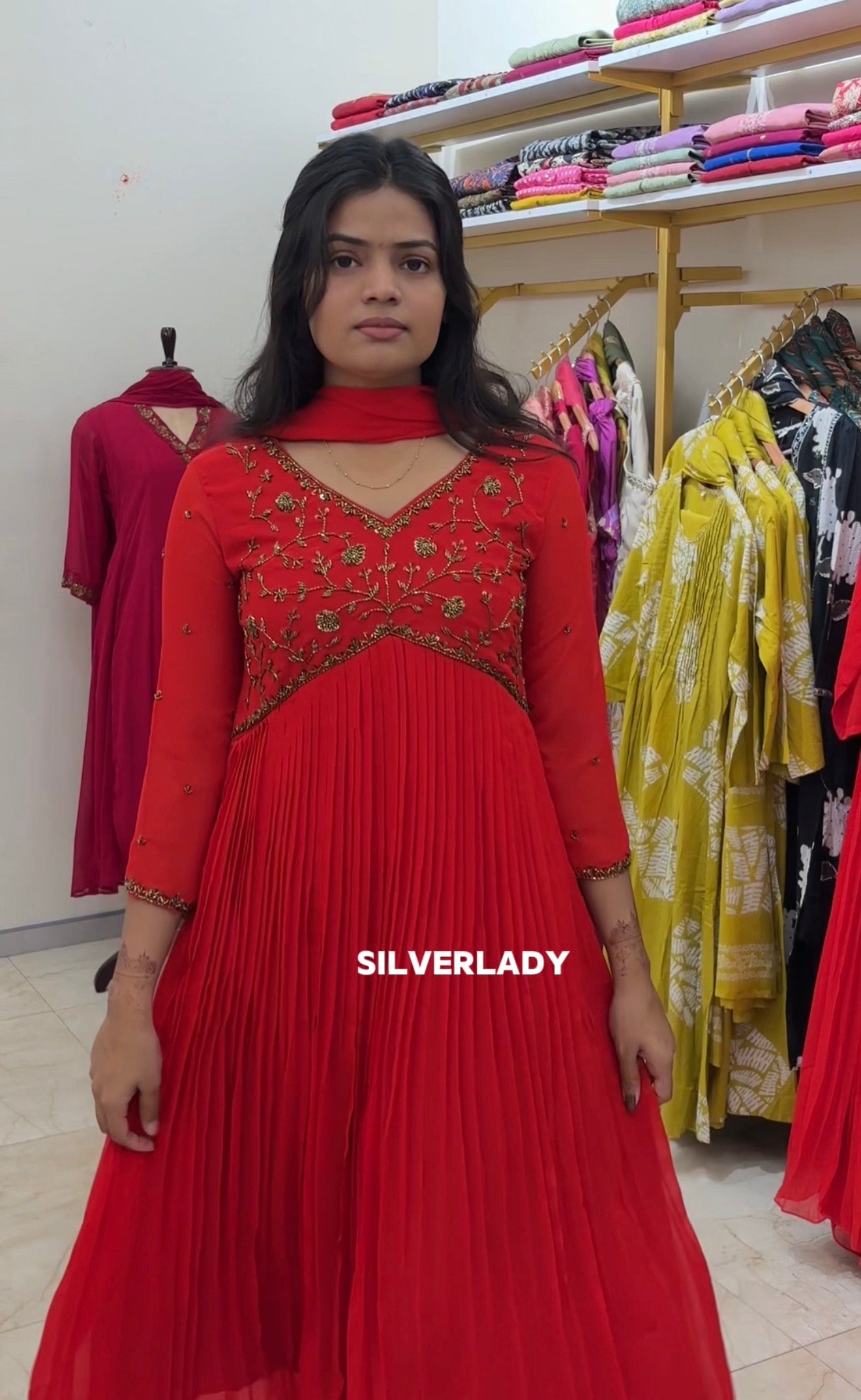 Christmas special Alia cut Kurthi set