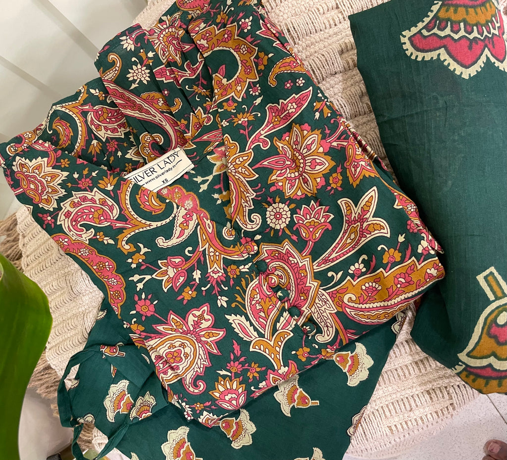 Cotton Aliya Cut Salwar Suit - SLSKD11