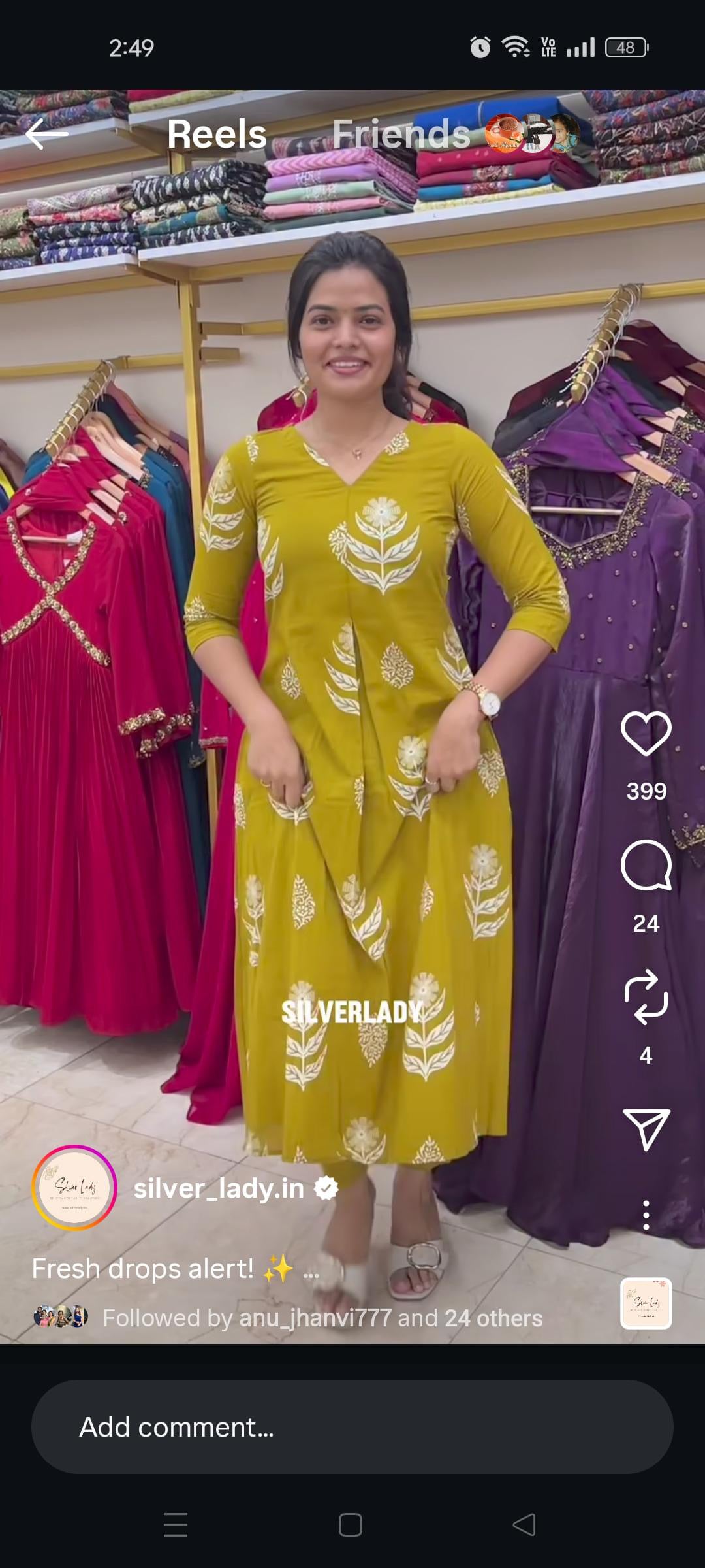 Aline Anarkali Salwar Set SLSKD05