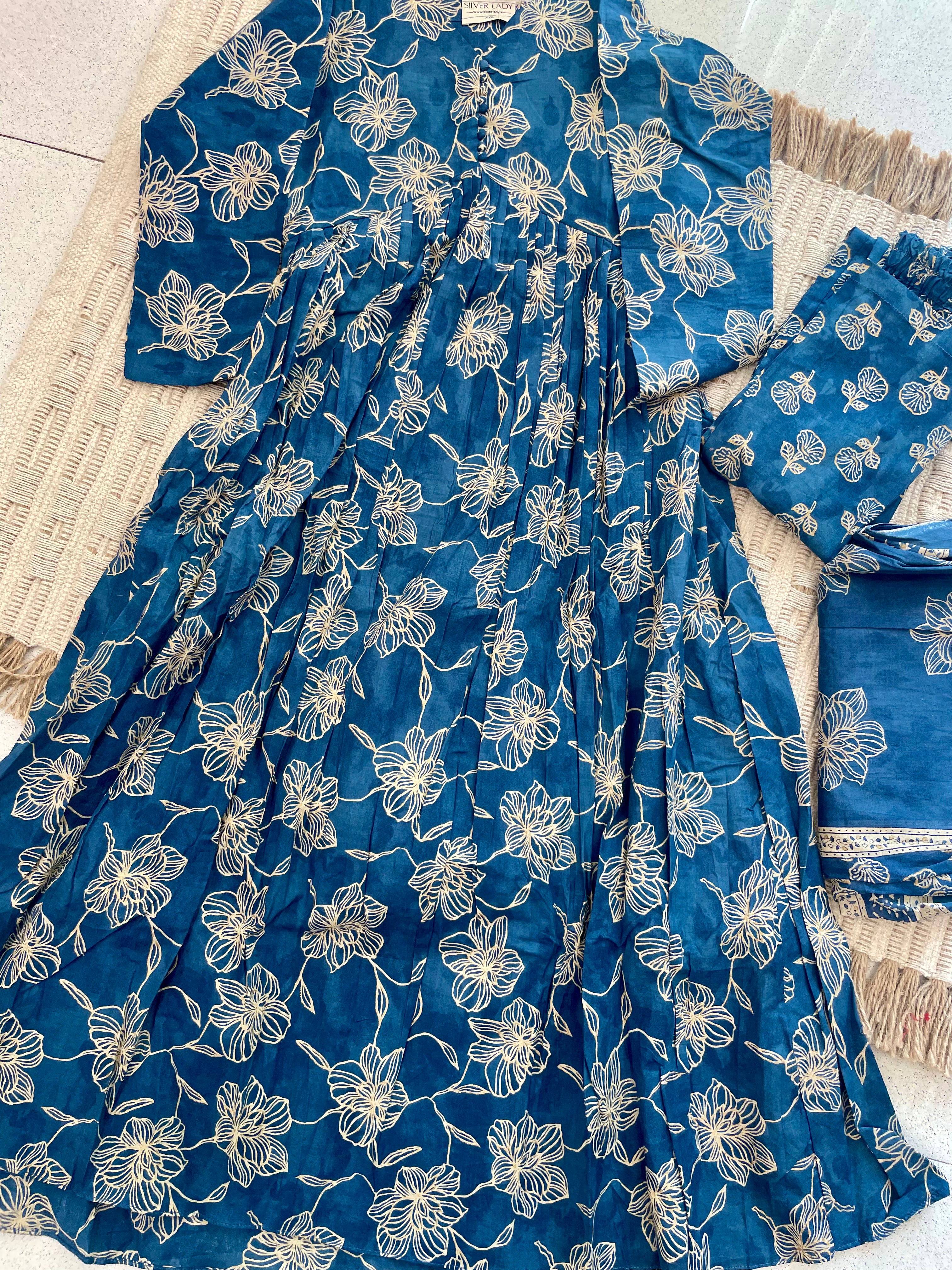 Cotton Aliya Cut Salwar Suit - SLAA01