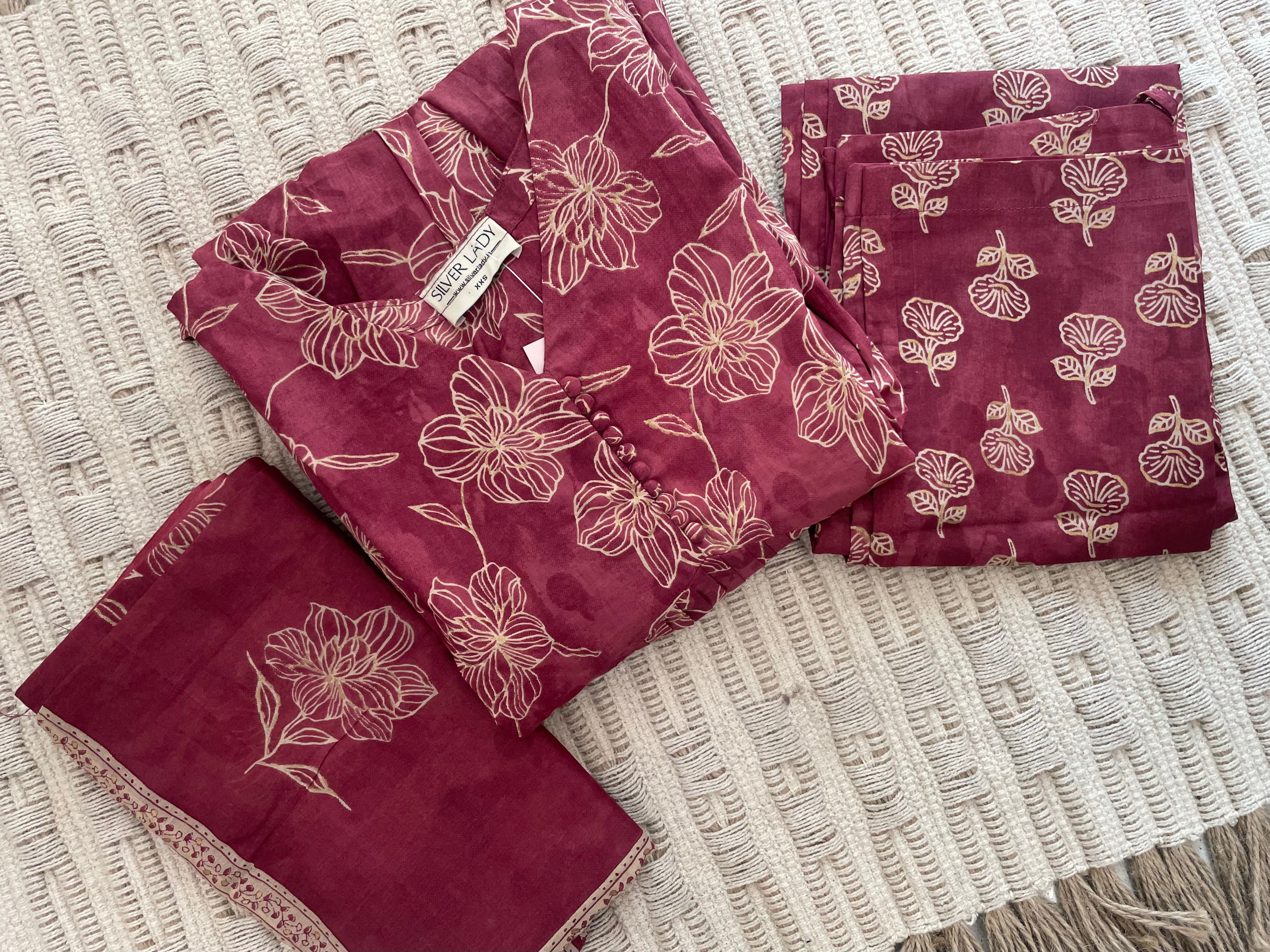 Cotton Aliya Cut Salwar Suit - SLAA01