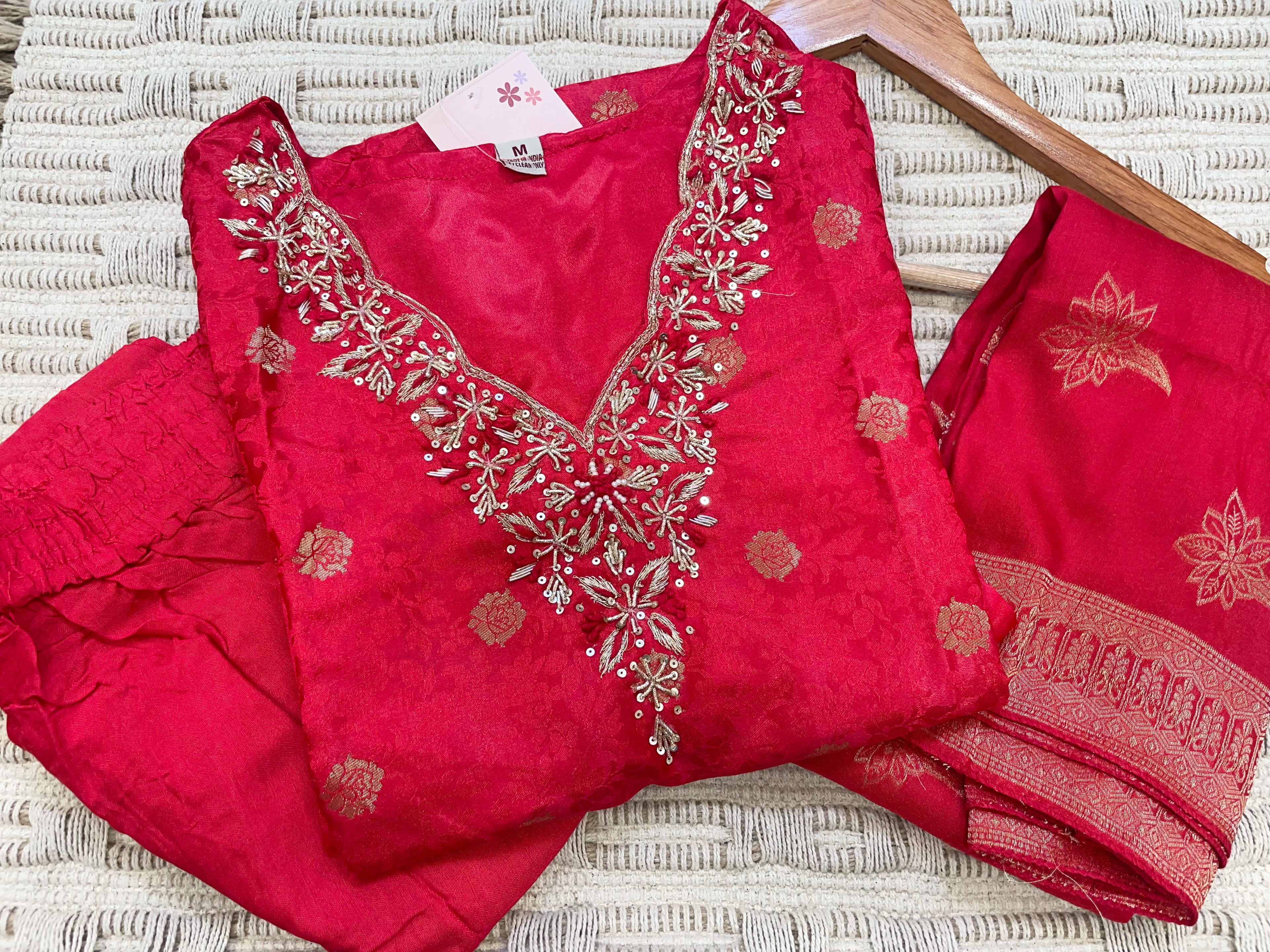 Banarasi Silk Salwar Suit - SL0303