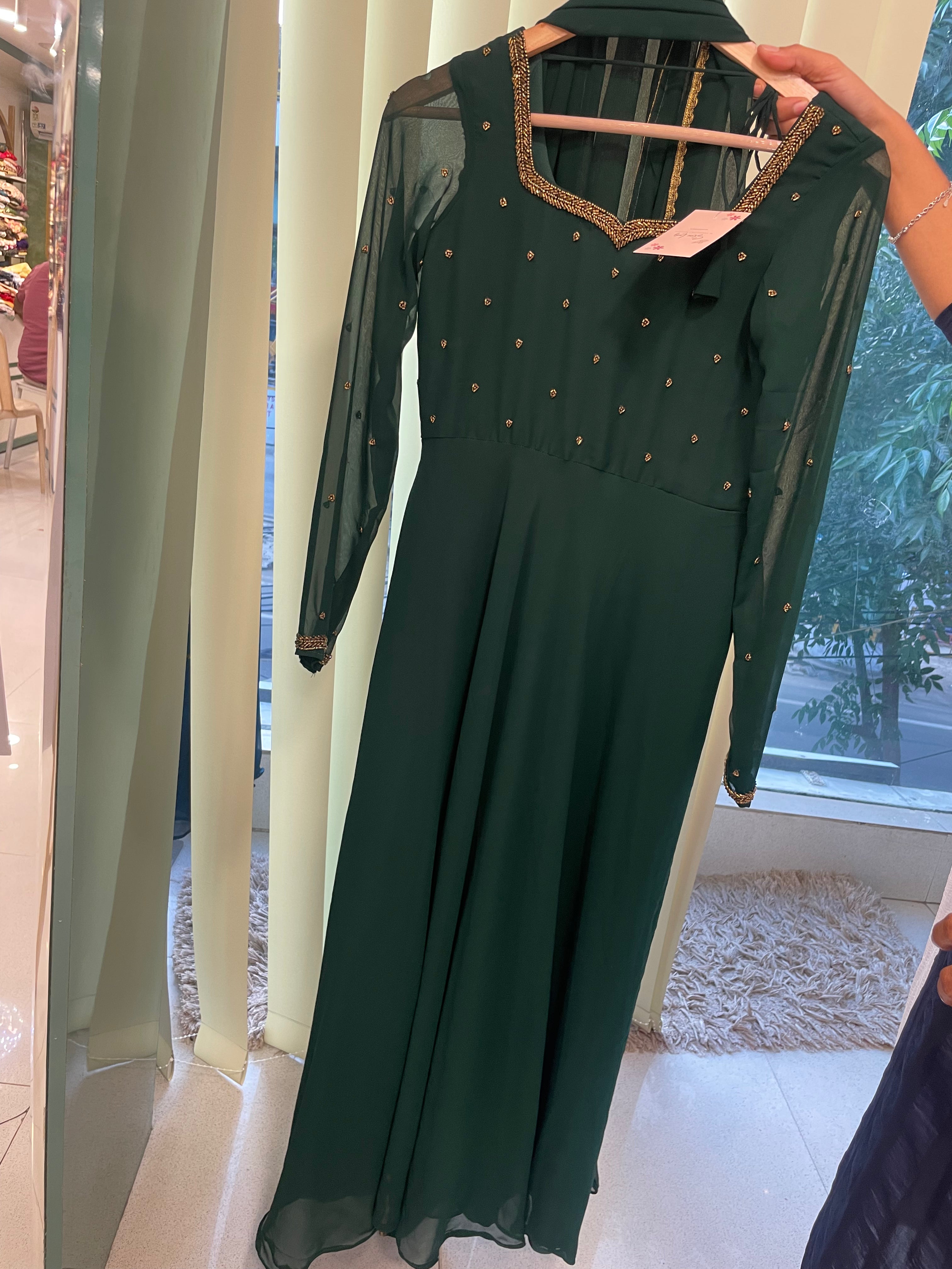 Akalya - GEORGETTE ANARKALI WITH DUPPATTA
