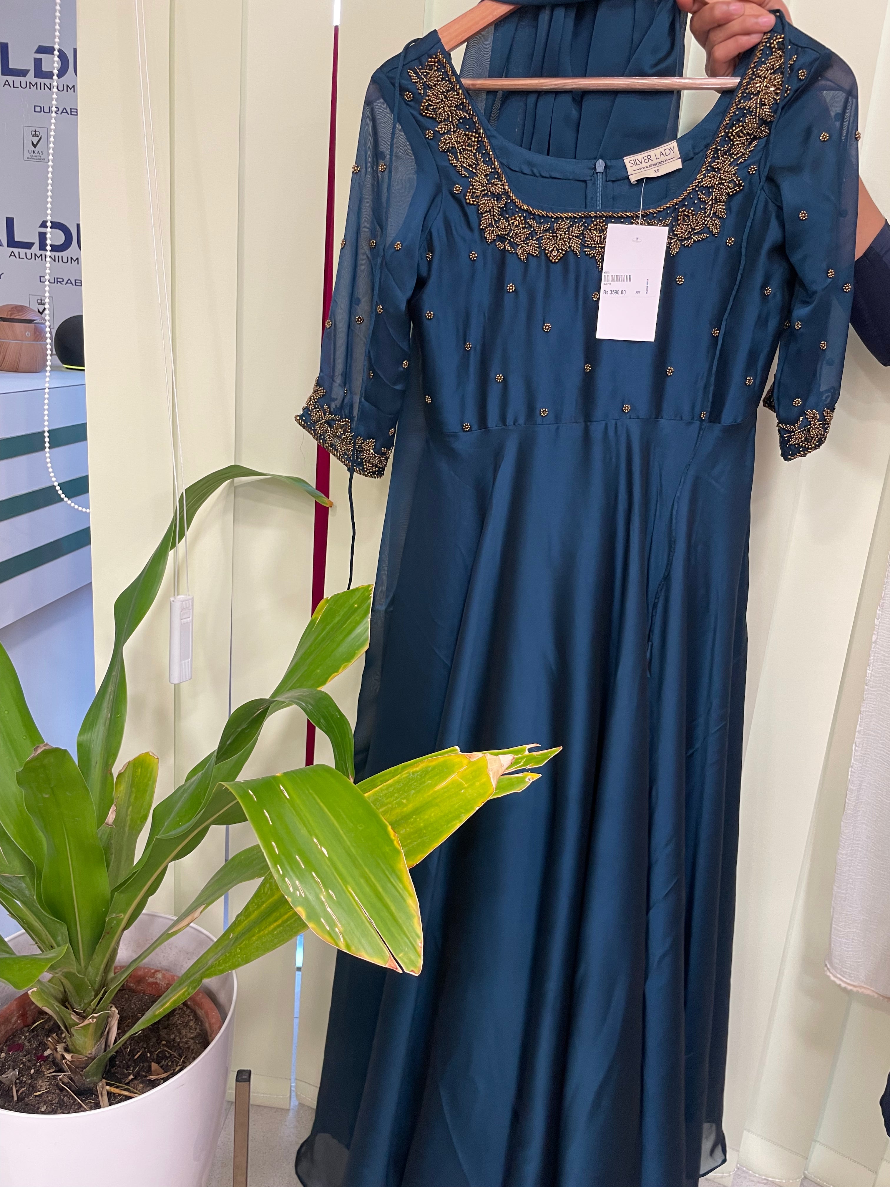 Kriti - SILKY GEORGETTE ANARKALI WITH DUPPATTA