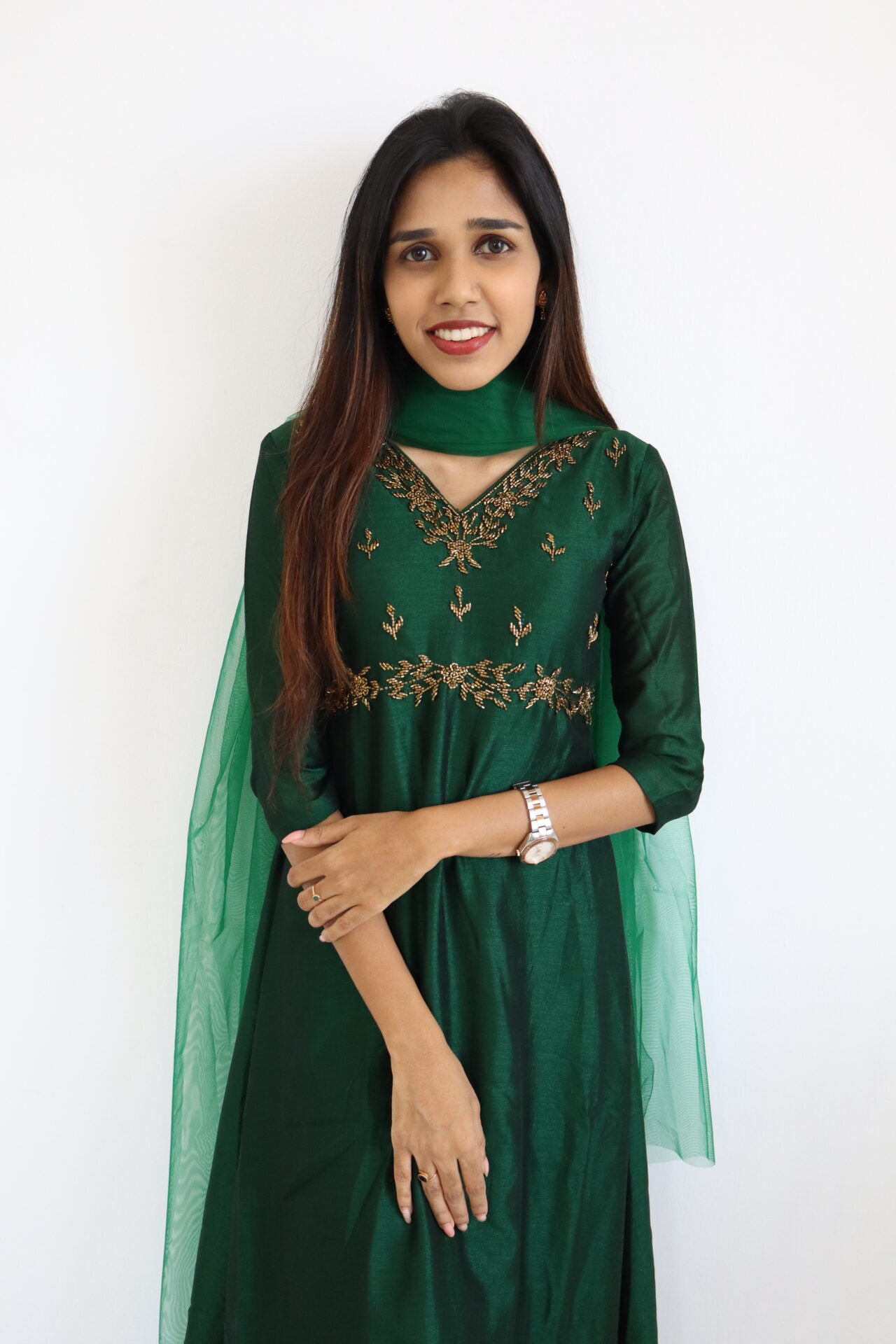 LUNA - GEORGETTE ANARKALI WITH PANT & DUPPATTA