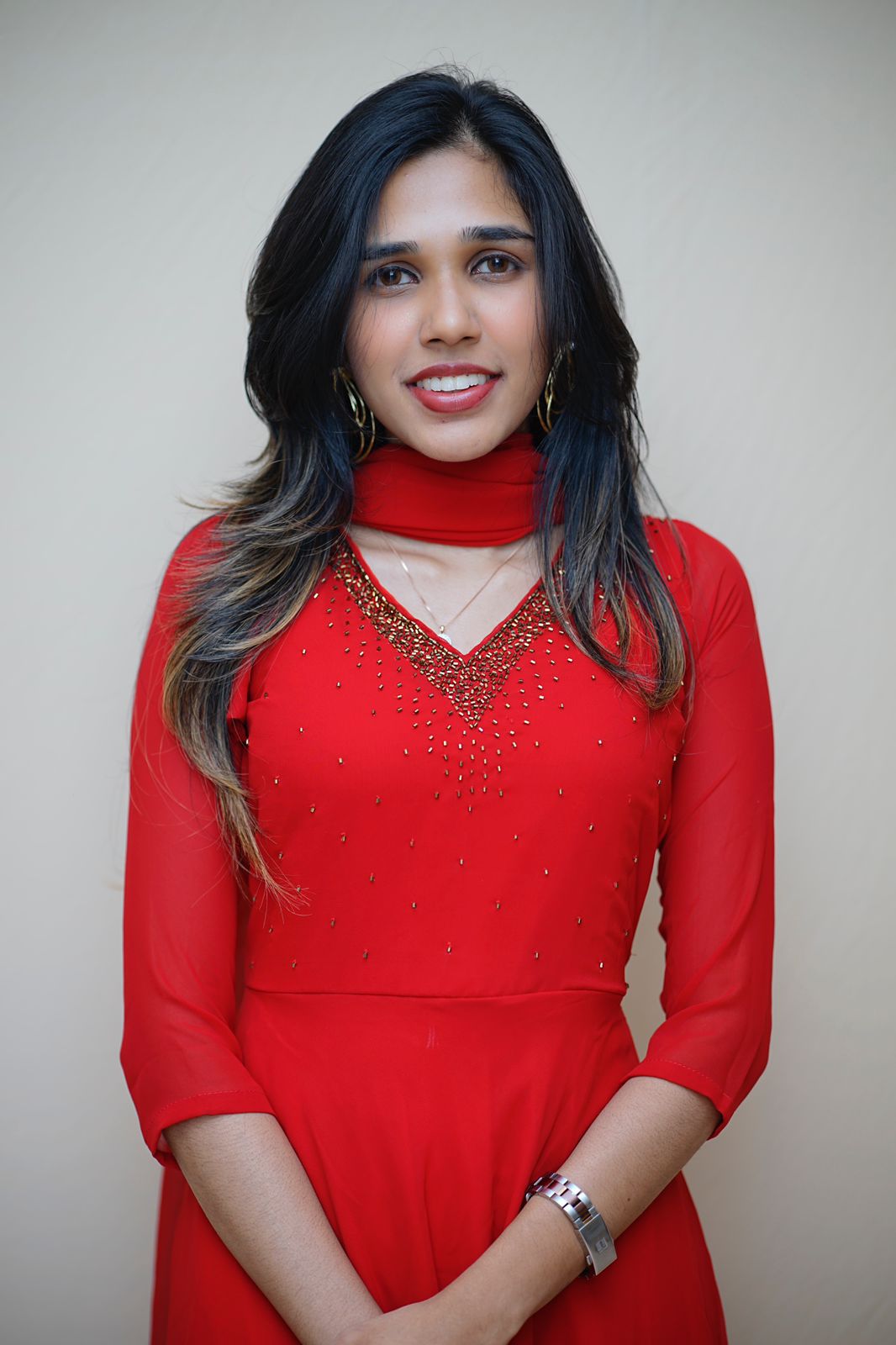 KAVYA - GEORGETTE ANARKALI AND DUPPATTA