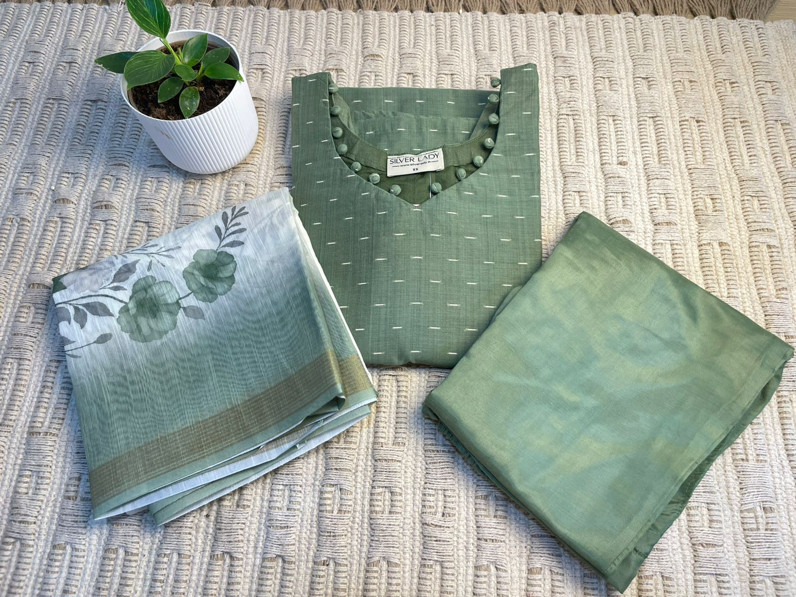 DAILY WEAR - THREE PIECE SALWAR SUIT WITH LINING