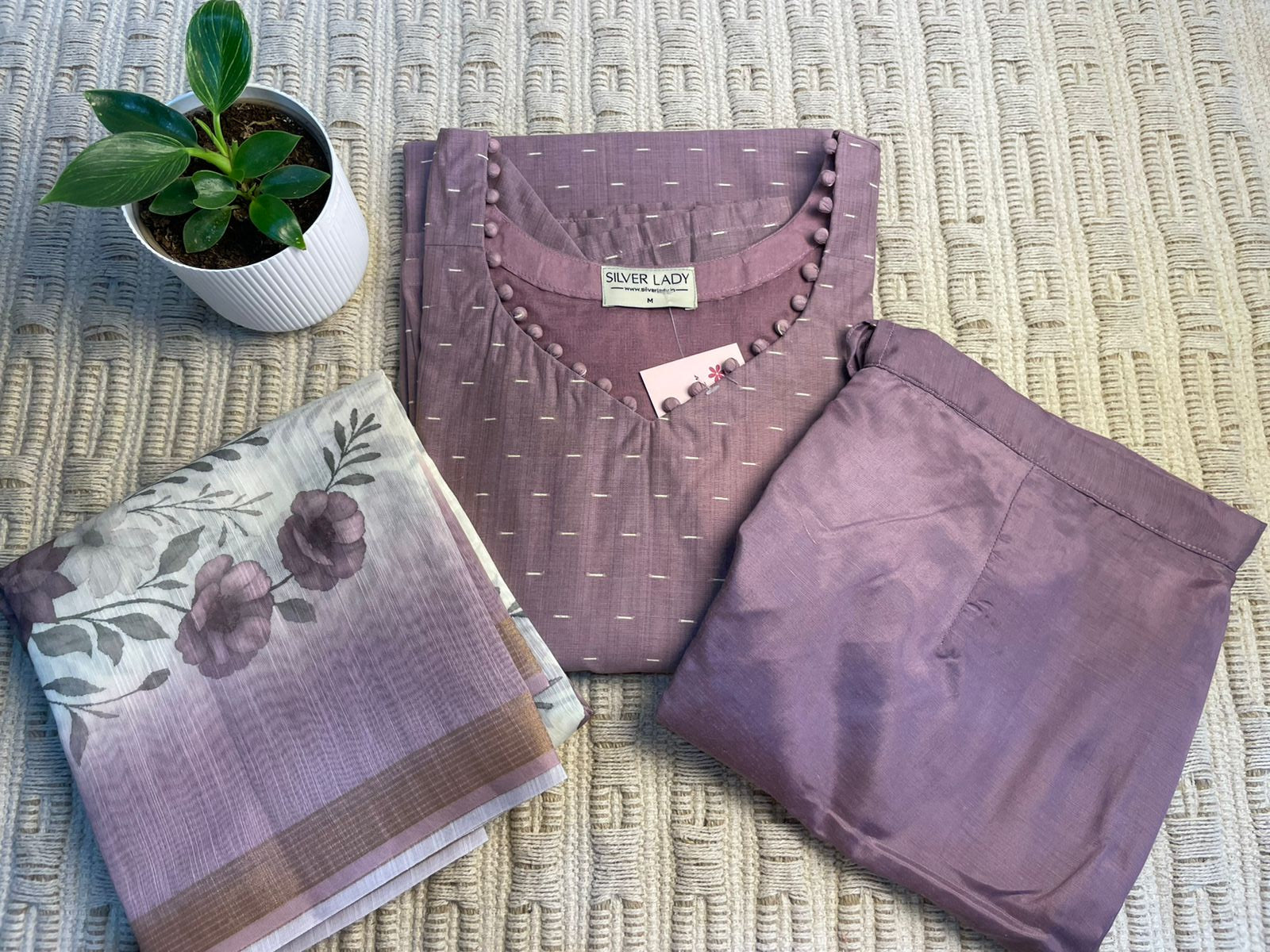 DAILY WEAR - THREE PIECE SALWAR SUIT WITH LINING