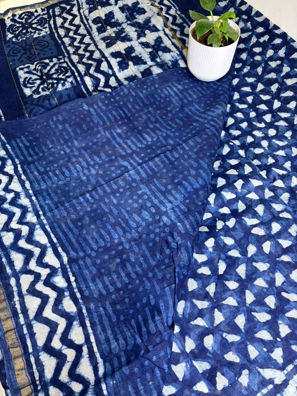 CHANDHERI SILK  SAREE