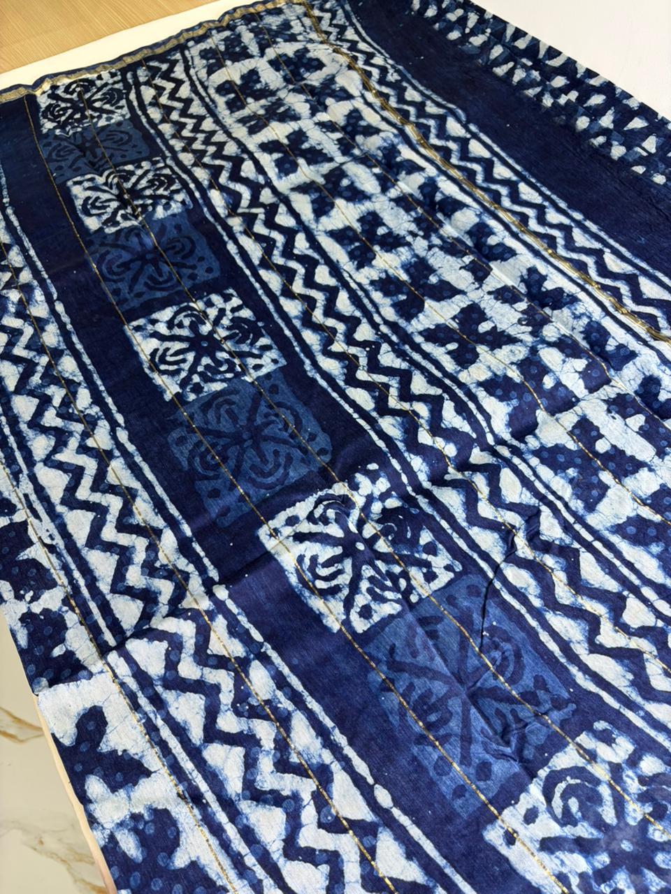 CHANDHERI SILK  SAREE