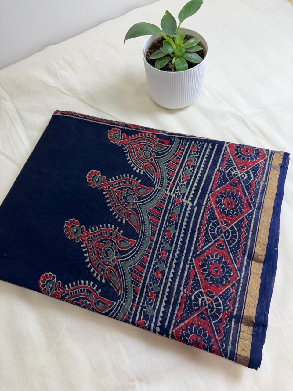 CHANDHERI SILK  SAREE