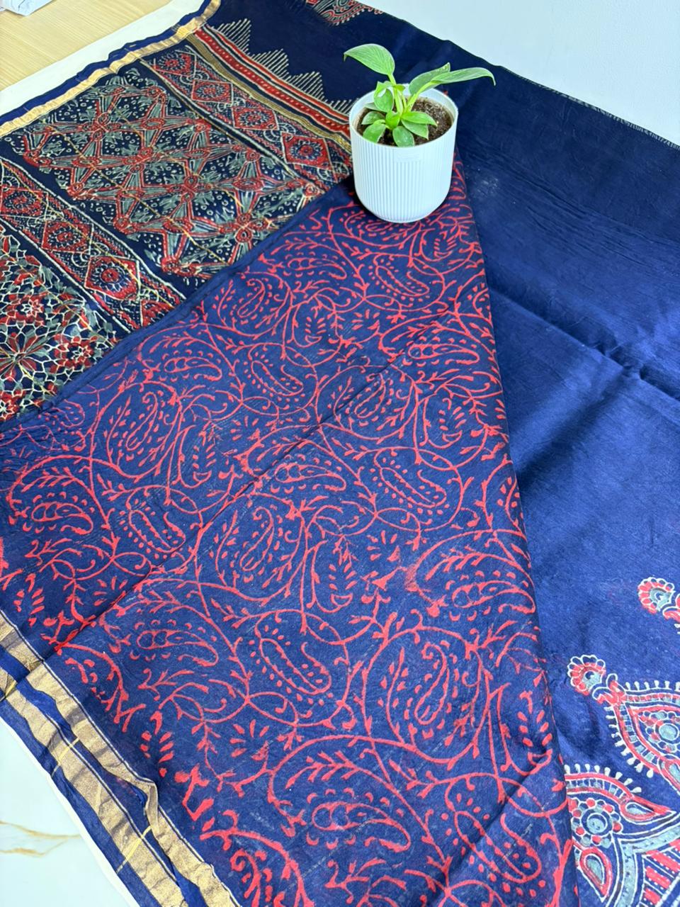 CHANDHERI SILK  SAREE