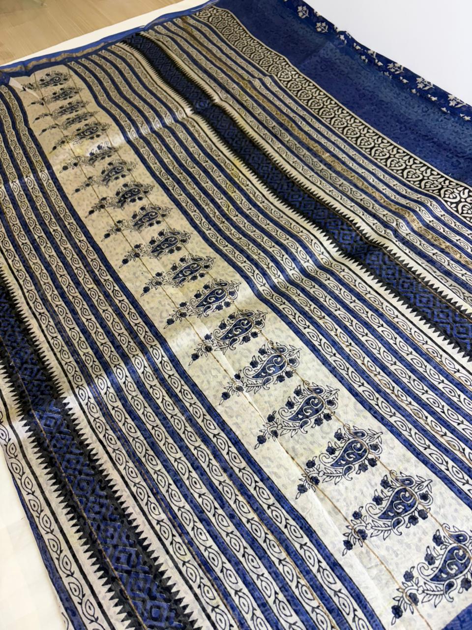 CHANDHERI SILK SAREE