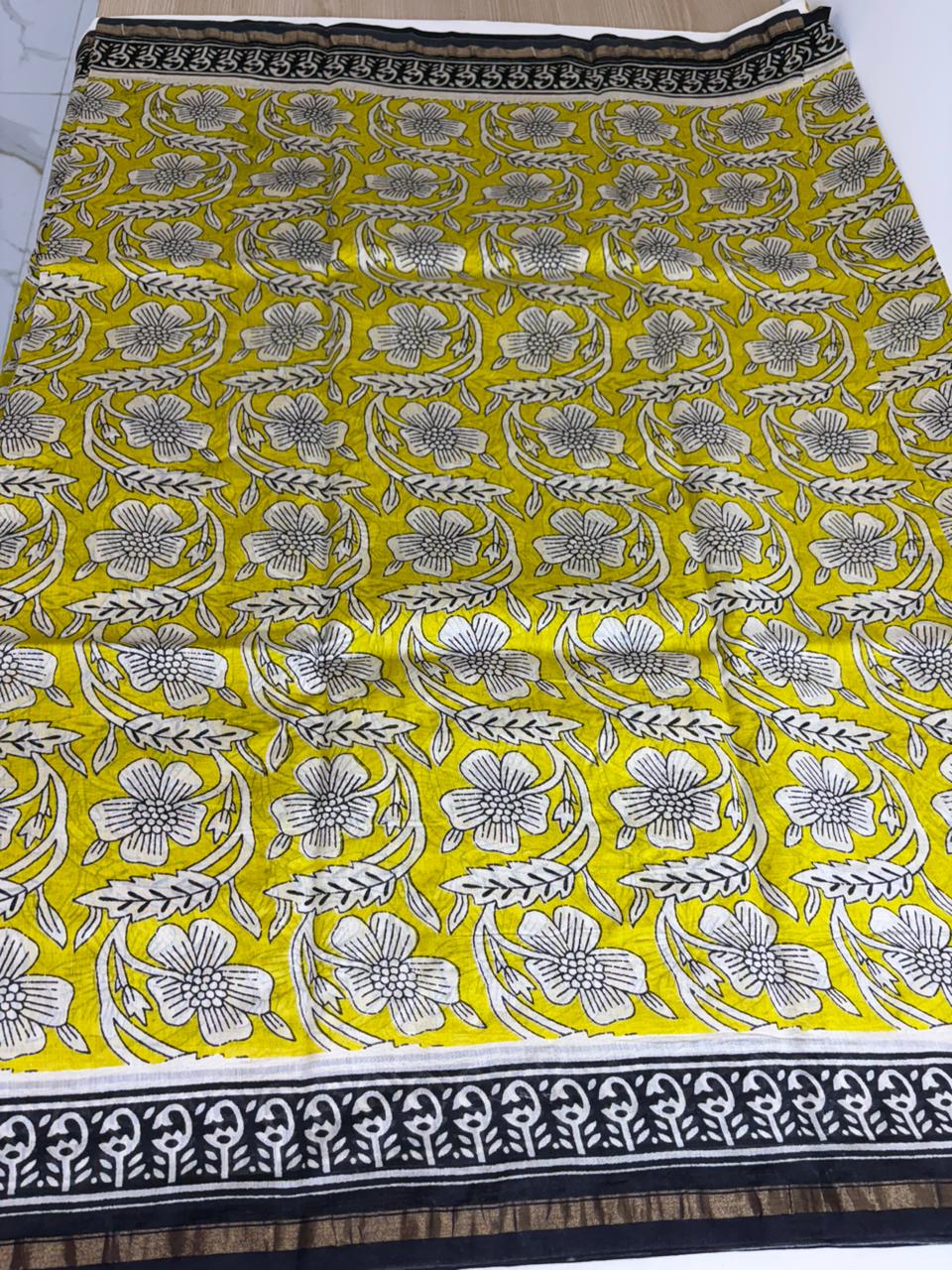 CHANDHERI SILK  SAREE