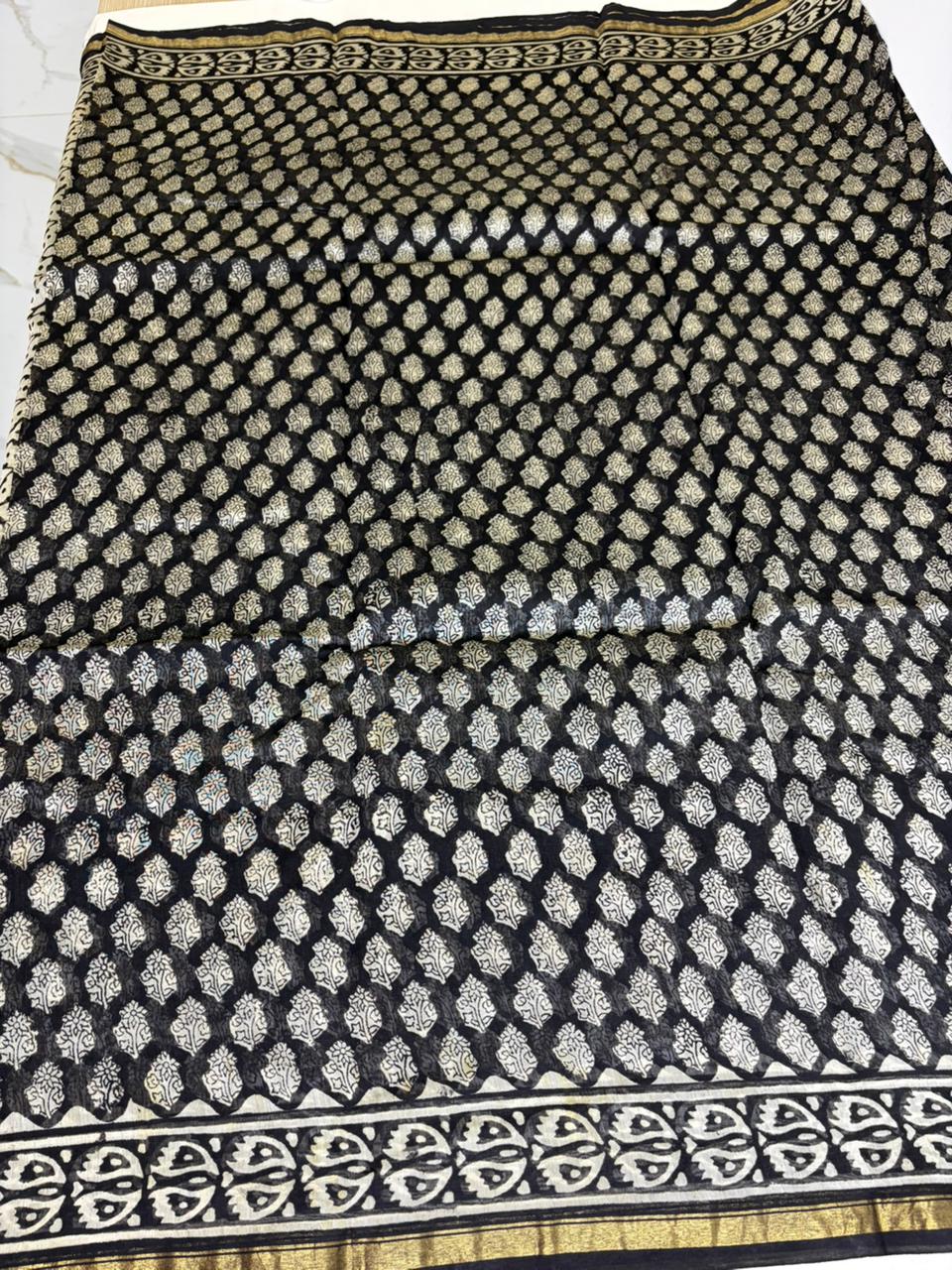 CHANDHERI SILK SAREE