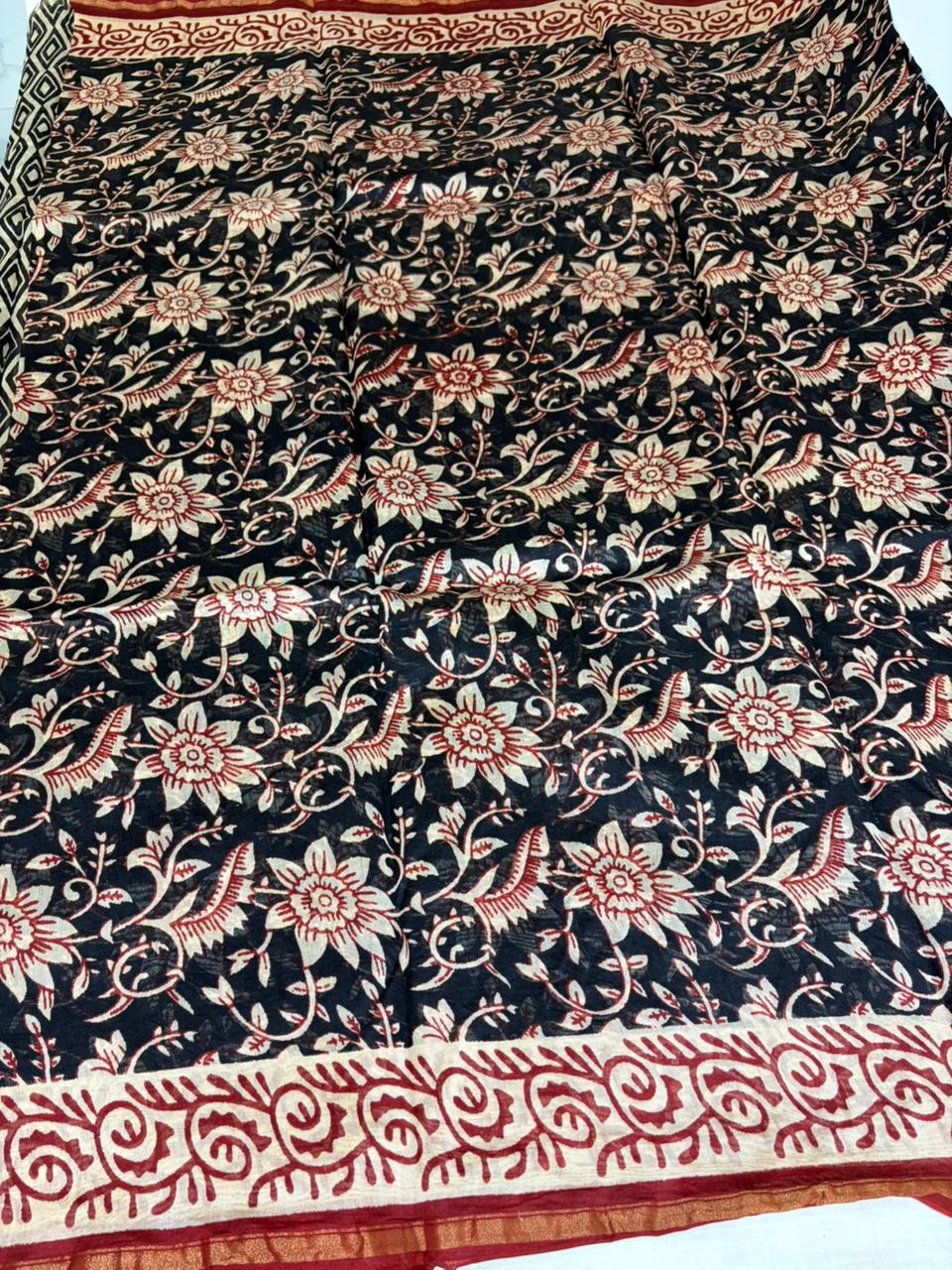 CHANDHERI SILK SAREE